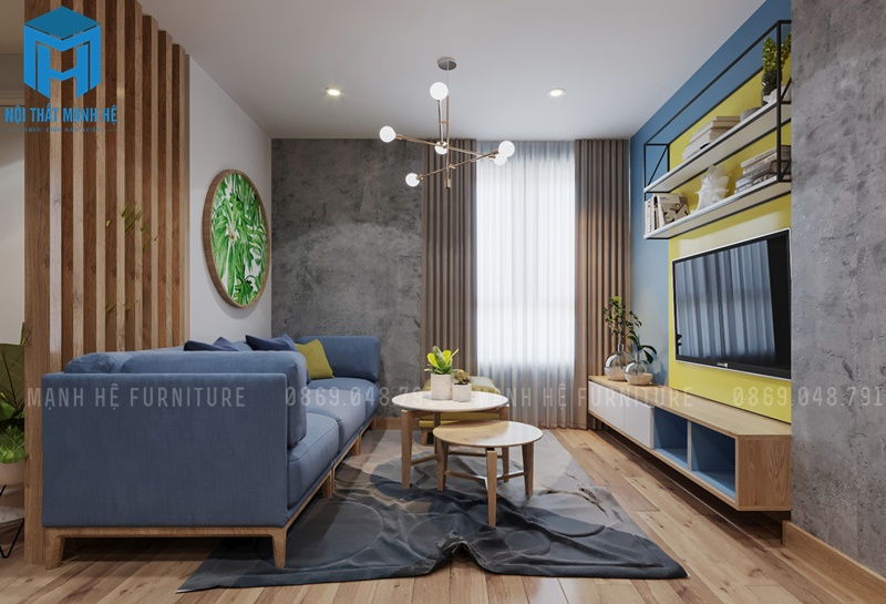 mẫu ốp gỗ sau tivi