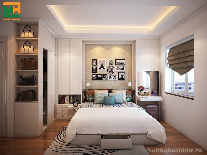 thiết kế phòng ngủ 20m2