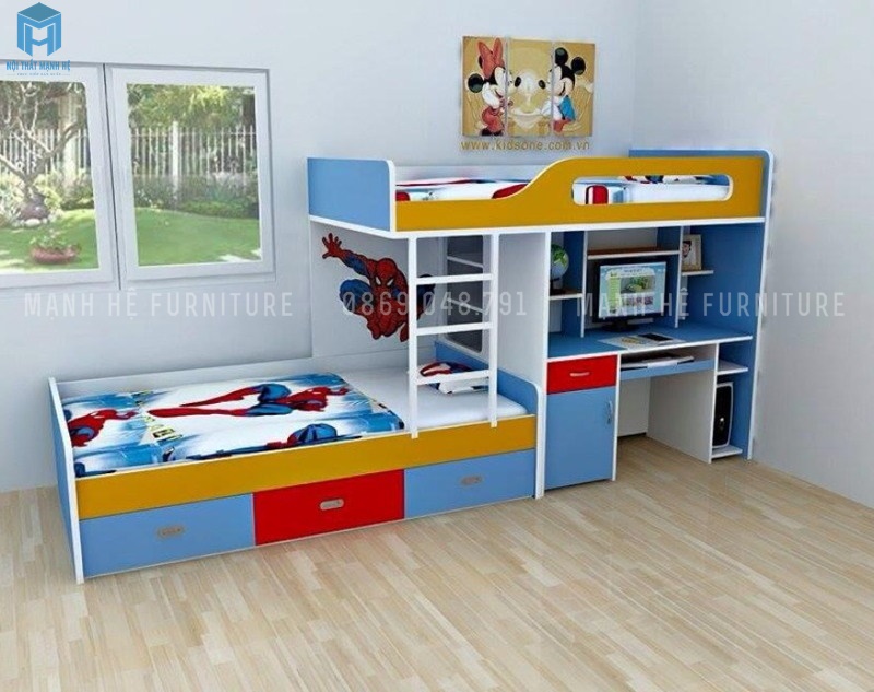 giường tầng bằng nhựa