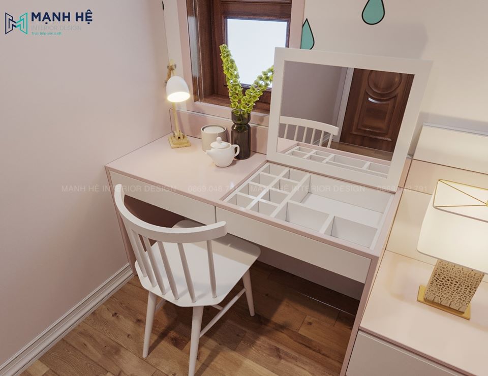 bàn trang điểm con gái