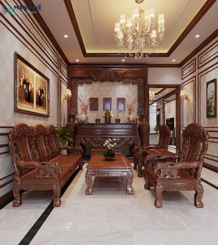 Nội thất biệt thự Bến Tre – 1 Trệt – Anh Hòa Nội thất biệt thự Bến Tre – 1 Trệt – Anh Hòa