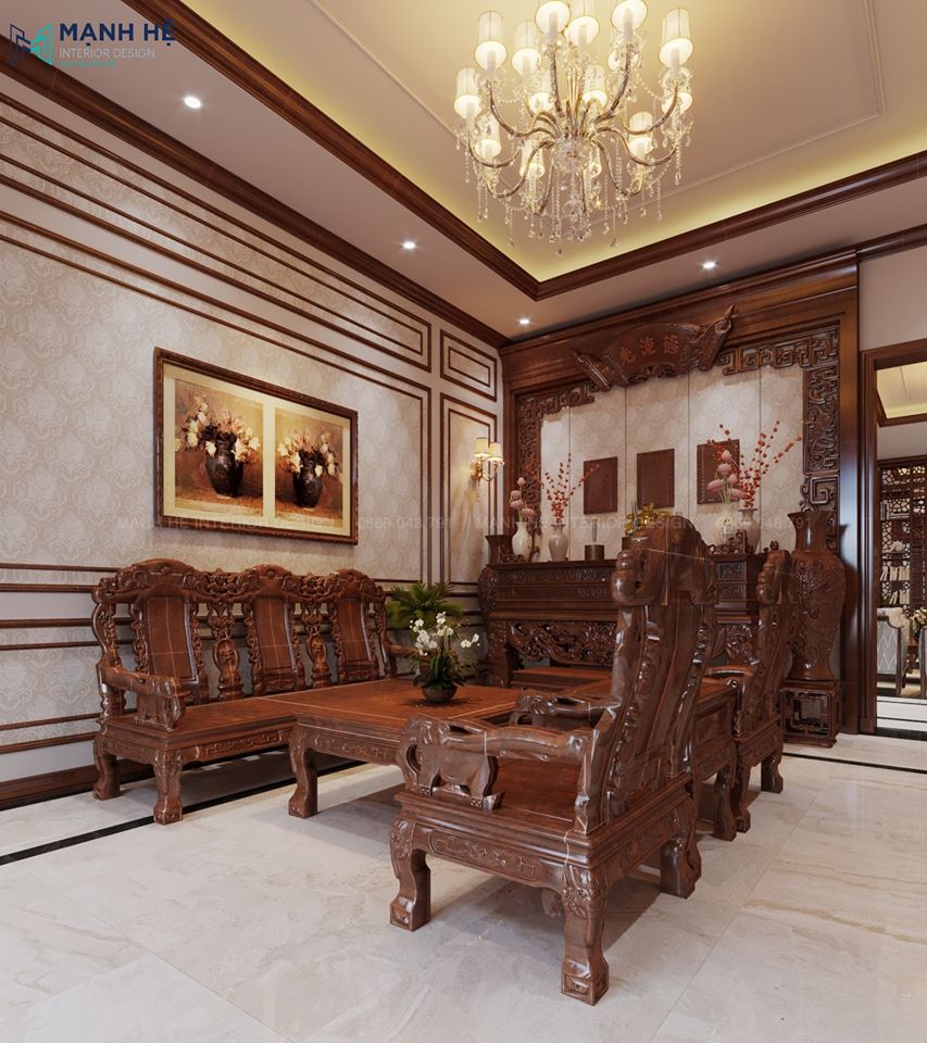 Nội thất biệt thự Bến Tre – 1 Trệt – Anh Hòa Nội thất biệt thự Bến Tre – 1 Trệt – Anh Hòa