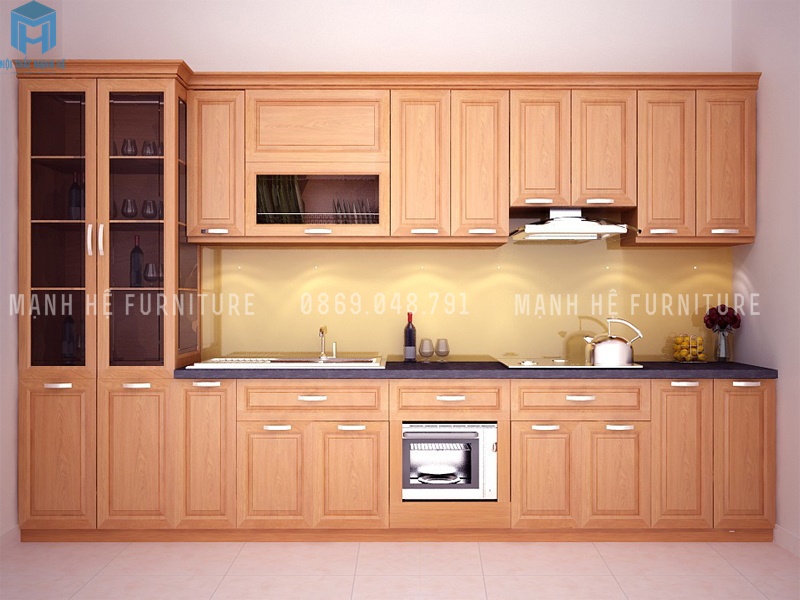 tủ bếp xoan đào