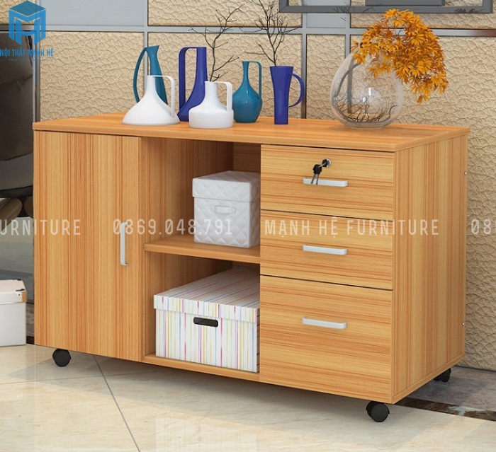 tủ hồ sơ thấp bằng gỗ công nghiêp
