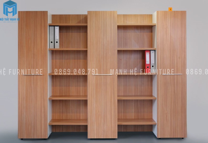 Tủ hồ sơ âm tường gỗ công nghiệp