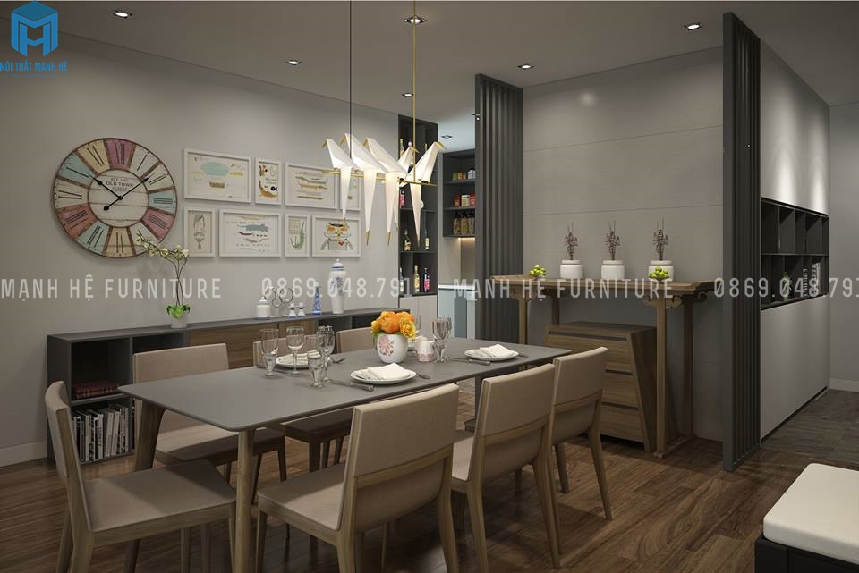 lựa chọn bàn ghế có kích thước tiêu chuẩn