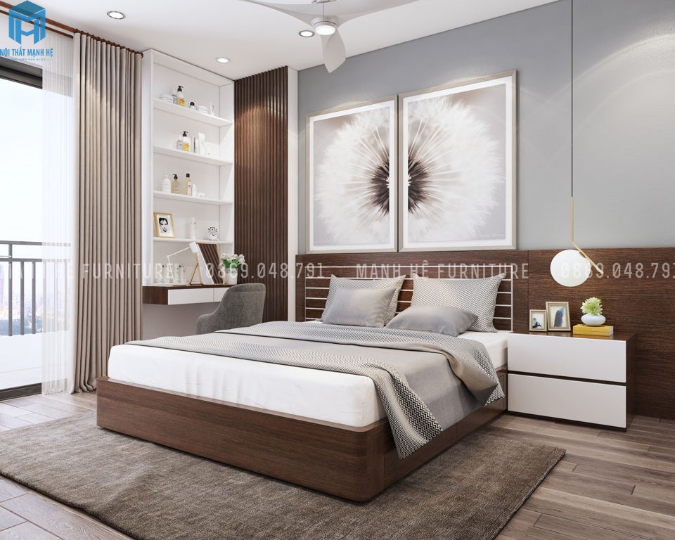 Nội thất phòng ngủ tiện nghi