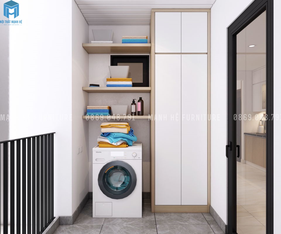 Phòng giặt chung cư