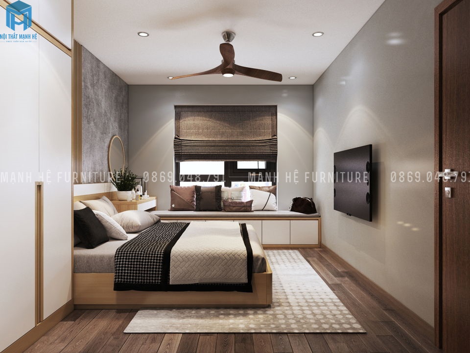 Phòng ngủ Master hiện đại