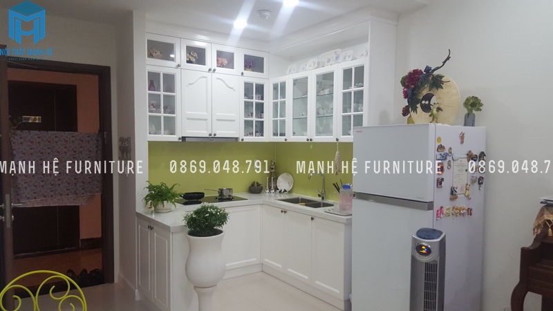 tủ bếp chữ Lnhỏ