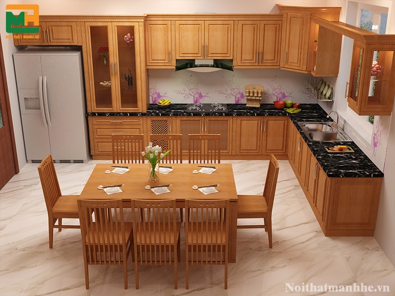 phòng ăn tân cổ điển