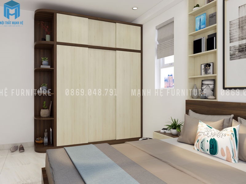 tủ quần áo gỗ công nghiệp