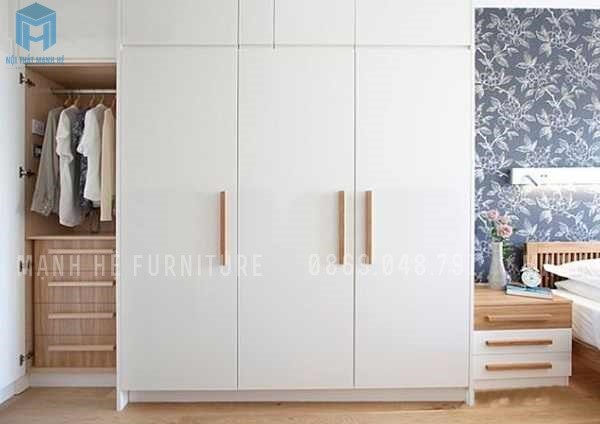 tủ quần áo 3 bồng