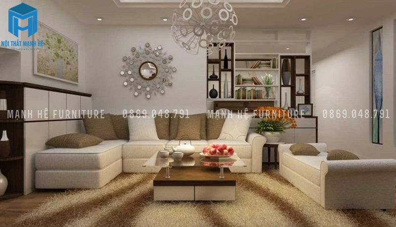 Cách đặt thảm trải để nguyên cái ghế đè lên thảm