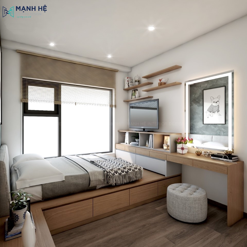 nội thất giường ngủ hộc kéo