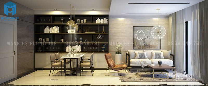 không gian phòng ăn