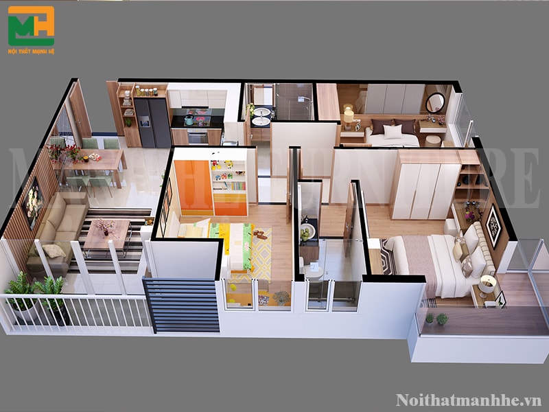 thi công nội thất chung cư