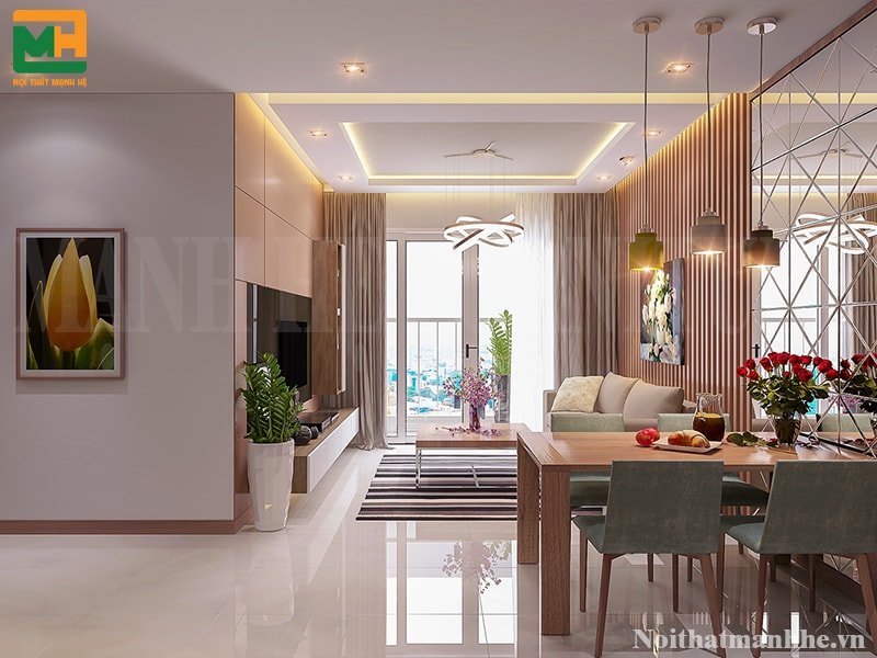 thiết kế thi công nội thất chung cư