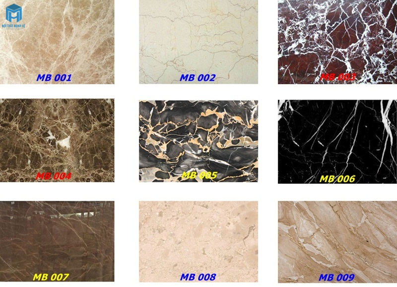 một số loại đá ốp bếp