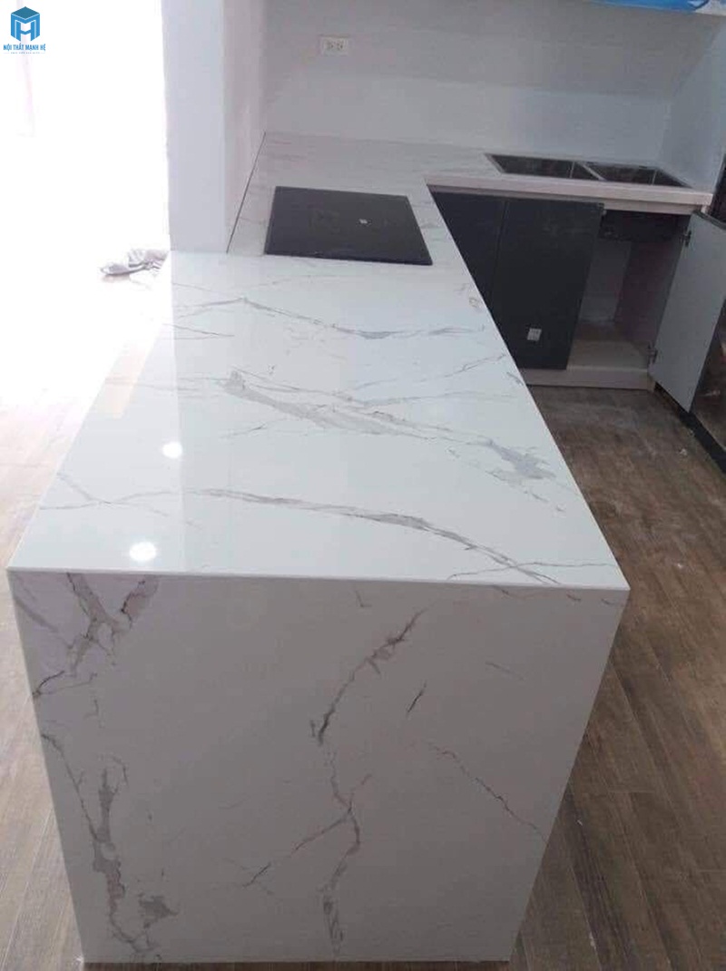 mặt bàn bếp đá marble