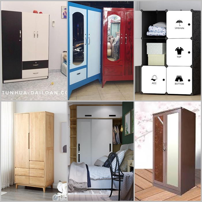 Một số mẫu tủ quần áo nhỏ gọn được ưa chuộn nhất