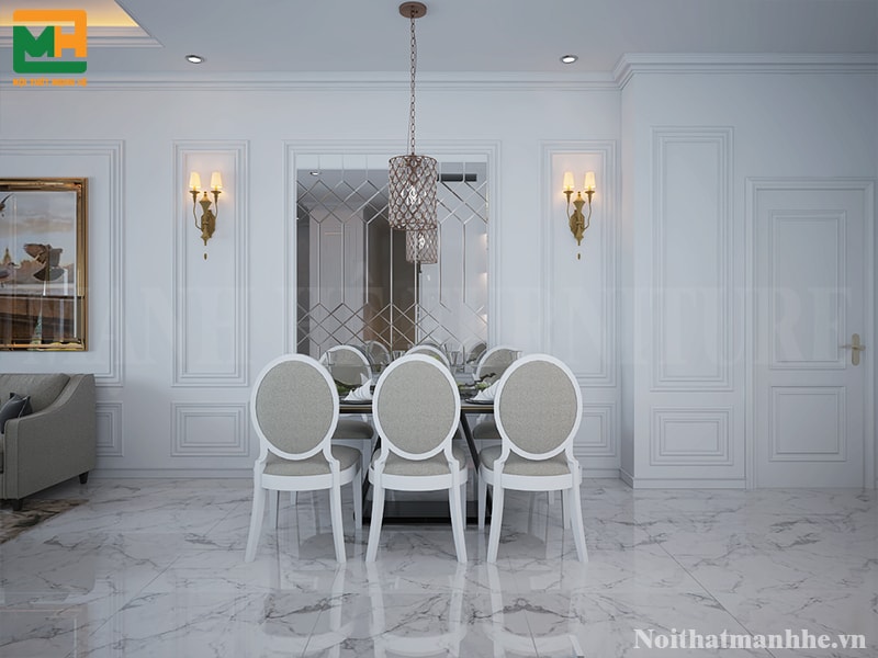 bàn ăn tân cổ điển