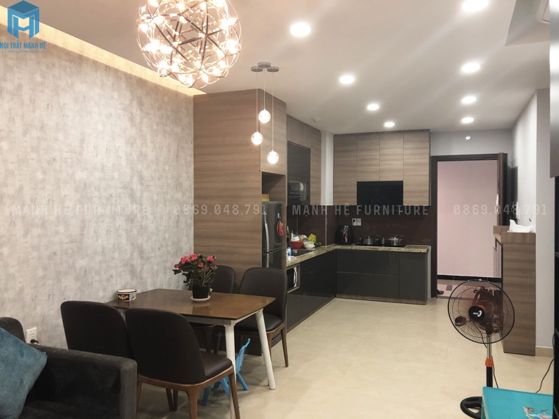 Thực tế thi công nội thất phòng bếp
