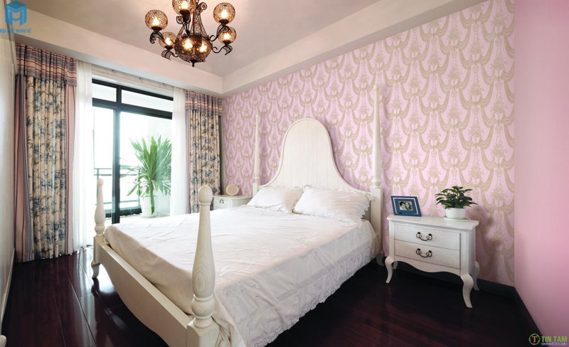 giấy dán tường phòng ngủ