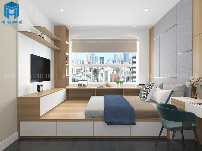 vách ốp tường bọc vải