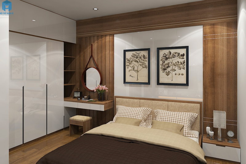 ốp acrylic tường đầu giường