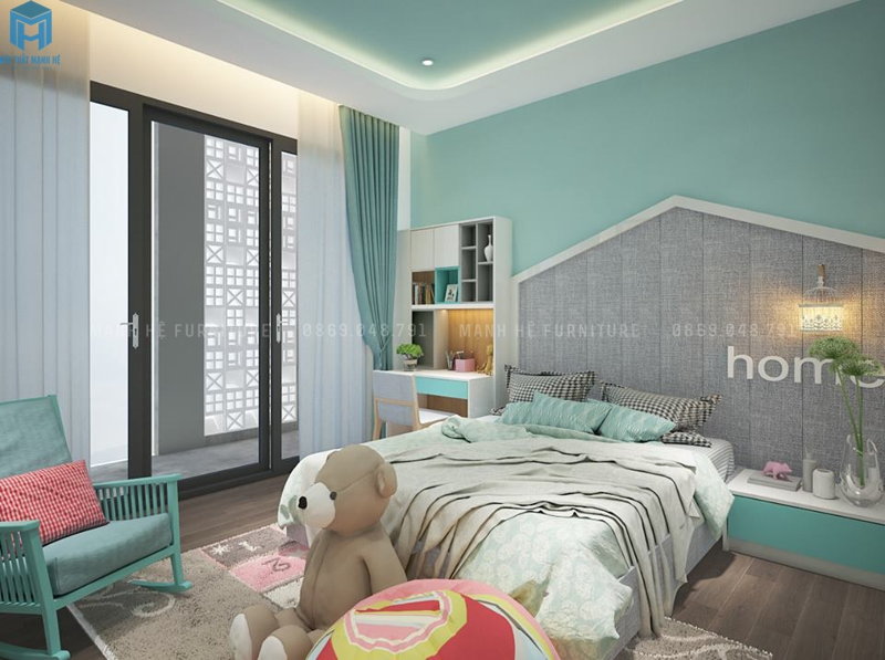Thiết kế nội thất nhà phố hiện đại 3 phòng ngủ - Chị Trinh quận Gò Vấp