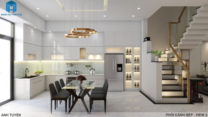 Nội thất nhà phố Quận 12 – Anh Tuyền – 4 Tầng Nội thất nhà phố Quận 12 – Anh Tuyền – 4 Tầng