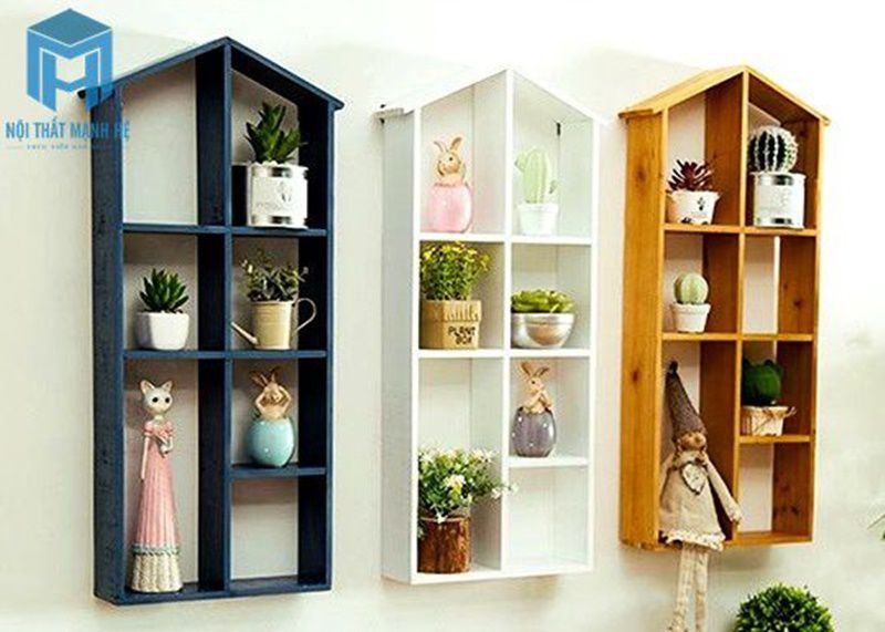 Kệ trang trí hinh ngôi nhà ấm cúng