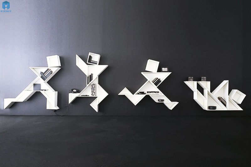 Bộ kệ trang trí tangram