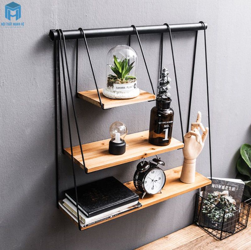 Kệ trang trí xích đu 3 tầng