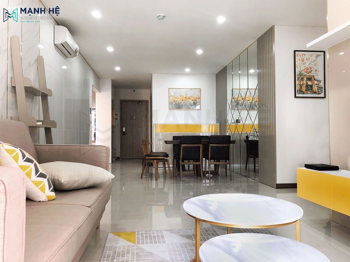 Hoàn thiện nội thất căn hộ Hà Đô Centrosa 77m2 - 2 PN - Anh Hải