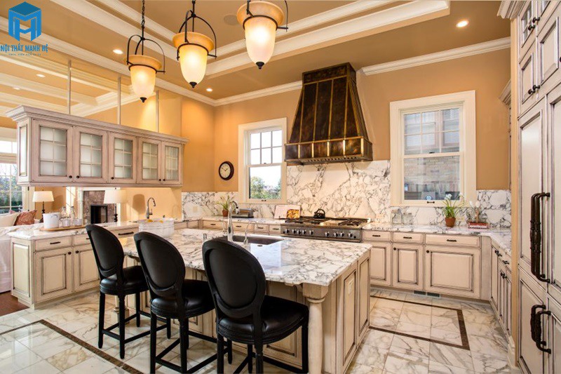 phòng ăn ghế đen