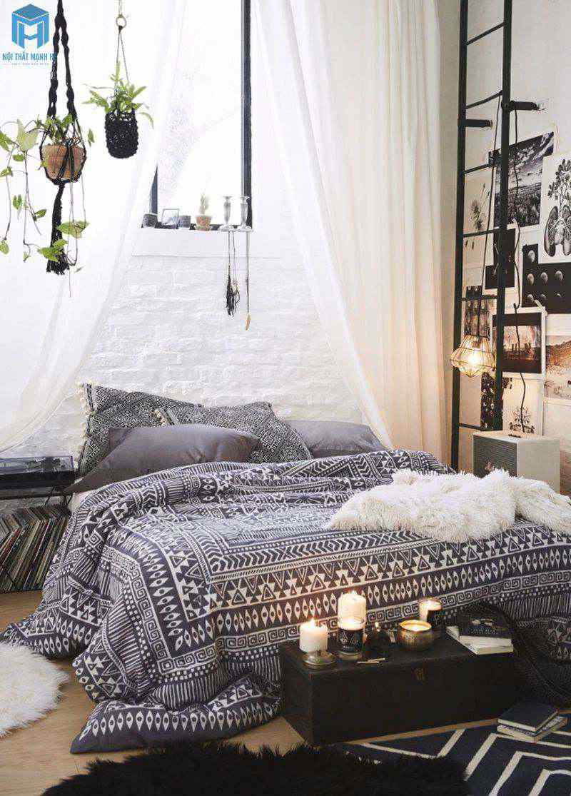 Rèm mỏng đầu giường
