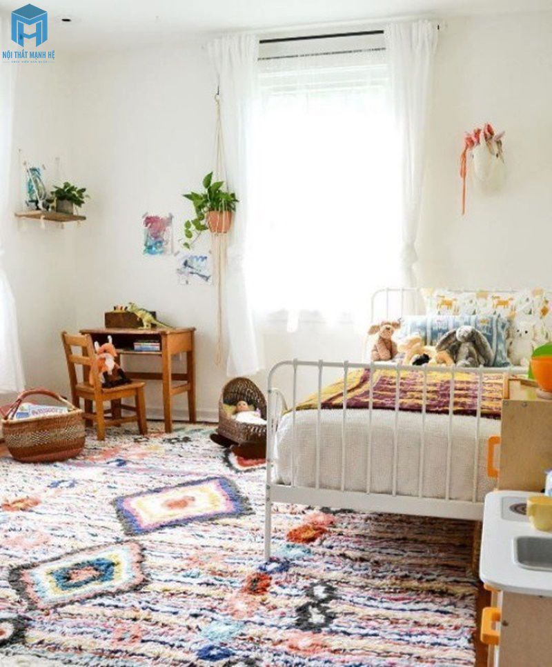 Thiết kế phòng ngủ em bé Boho