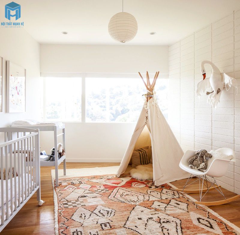 Lều trag trí phòng bé Bohemian