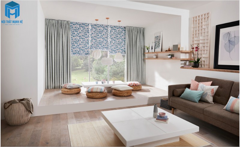 phòng khách zen cơ bản