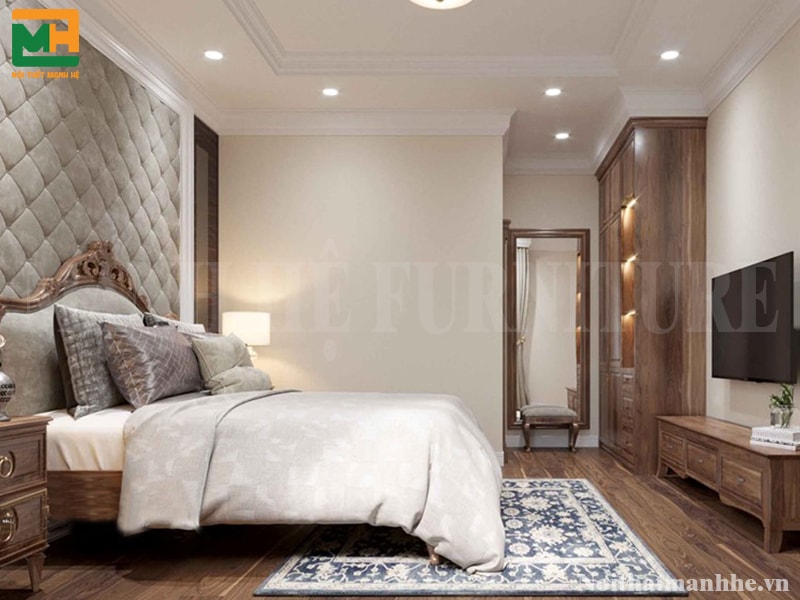 nội thất phòng ngủ tân cổ điển