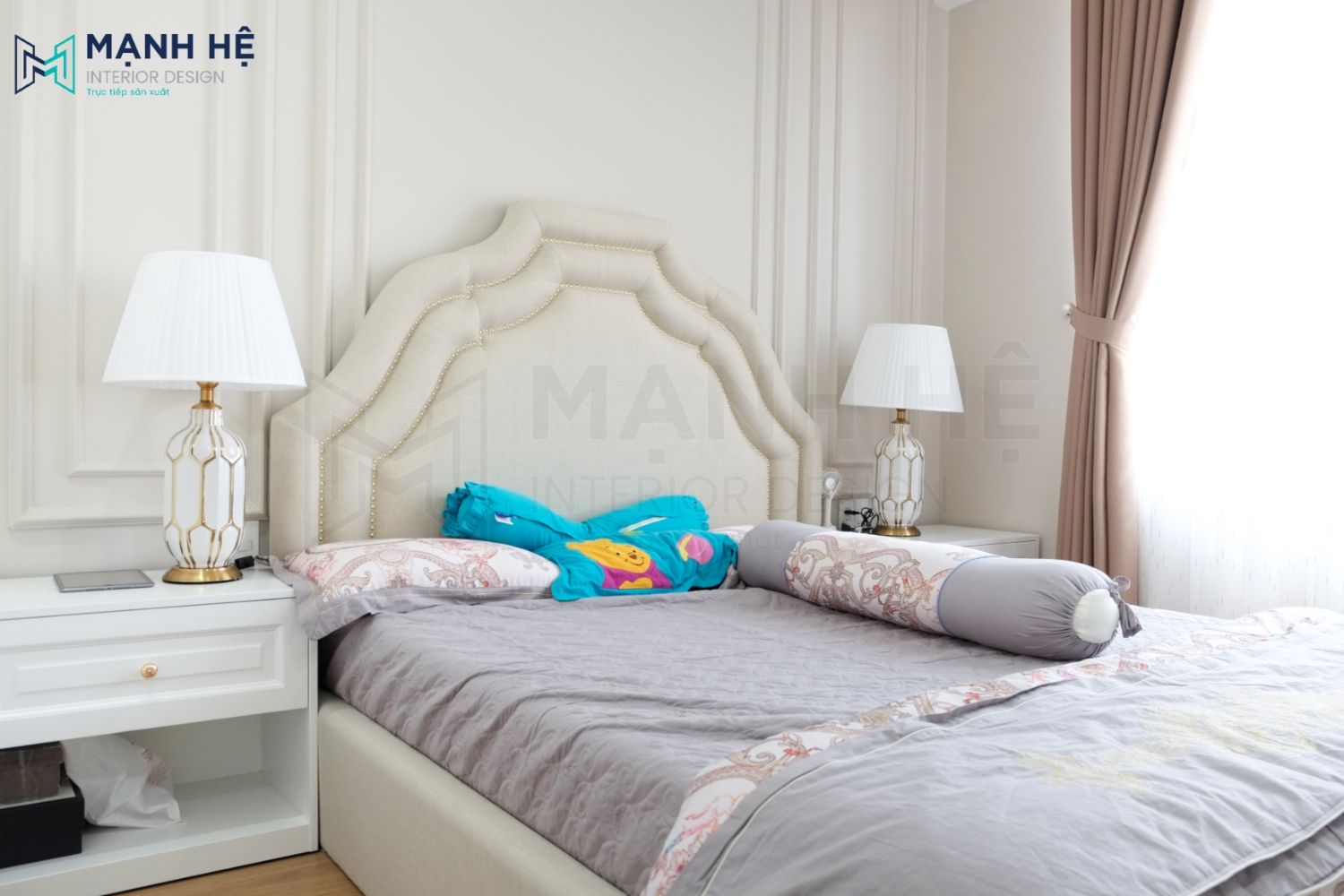 Hoàn thiện nội thất căn hộ tân cổ điển Gold View – 70m2 Hoàn thiện nội thất căn hộ tân cổ điển Gold View – 70m2