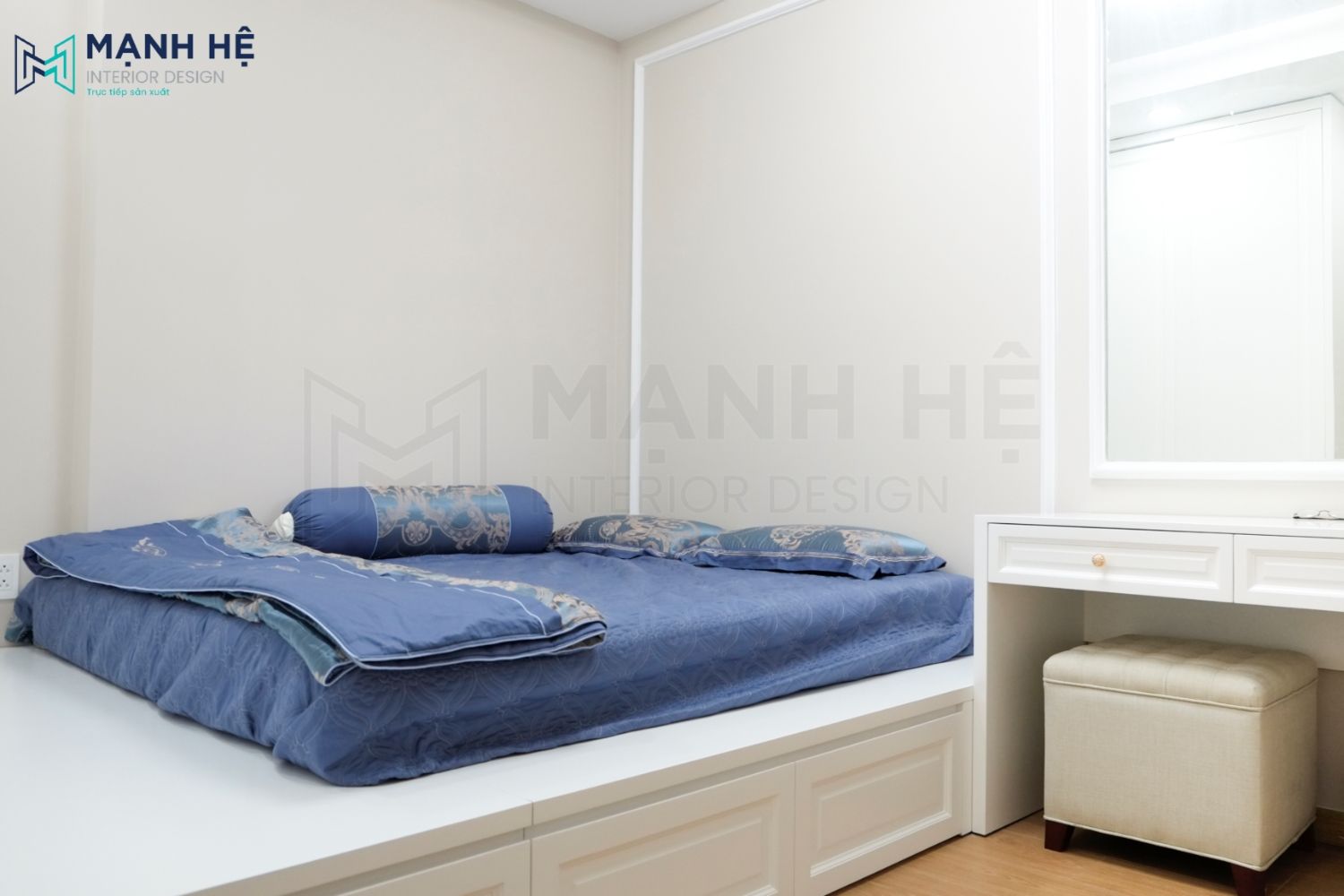Hoàn thiện nội thất căn hộ tân cổ điển Gold View – 70m2 Hoàn thiện nội thất căn hộ tân cổ điển Gold View – 70m2
