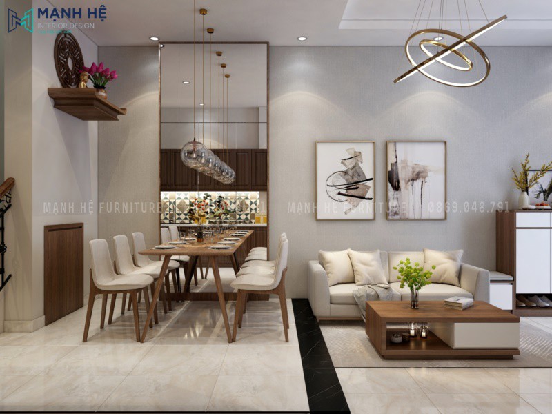 Nội thất nhà phố Quận Bình Thạnh – Anh Thiên – 3 Tầng Nội thất nhà phố Quận Bình Thạnh – Anh Thiên – 3 Tầng