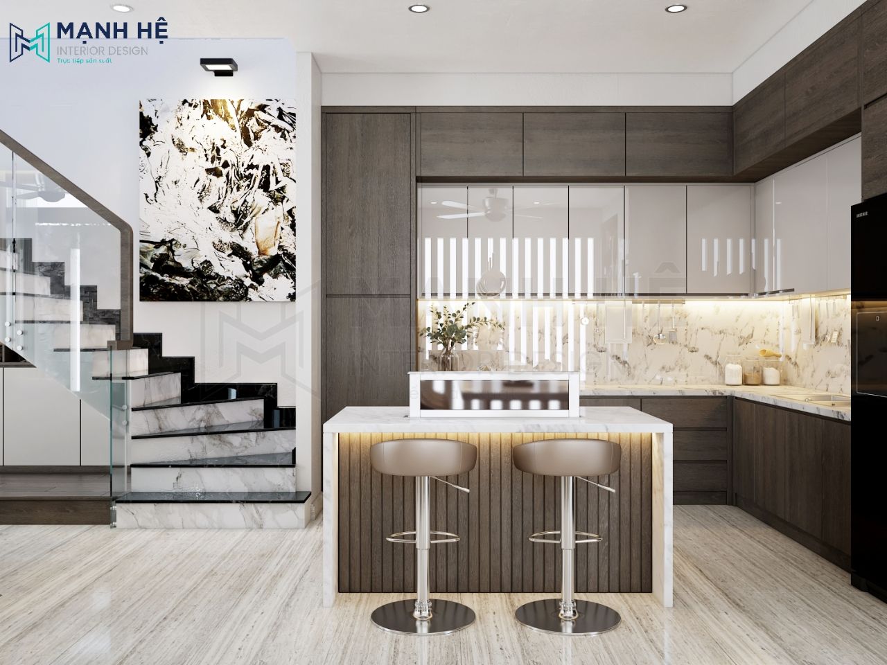 Nội thất nhà phố Quận 3 – Chị Tiên – 3 Tầng Nội thất nhà phố Quận 3 – Chị Tiên – 3 Tầng
