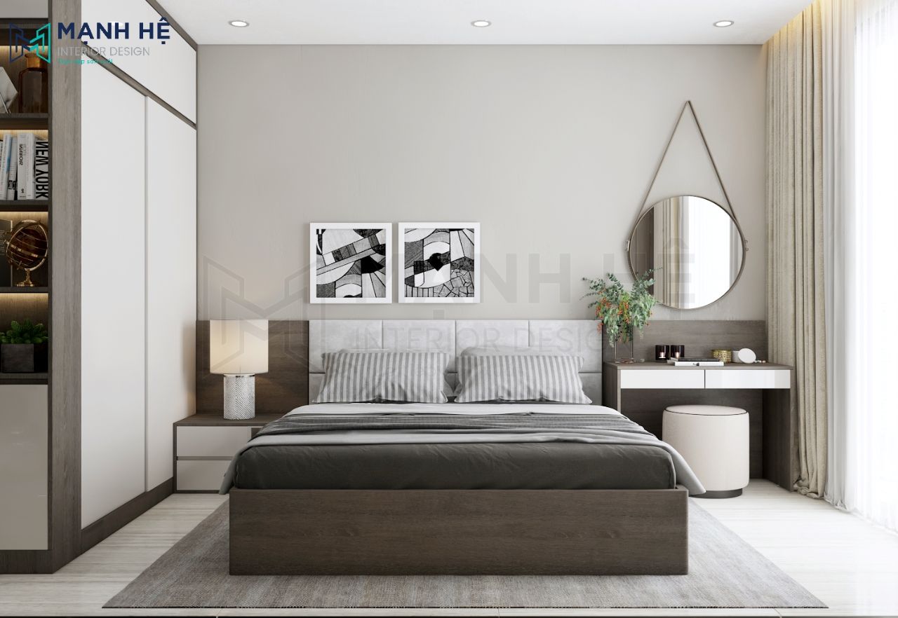 Thiết kế nội thất nhà phố phong cách hiện đại - 4 phòng ngủ (Chị Tiên - Q.3)