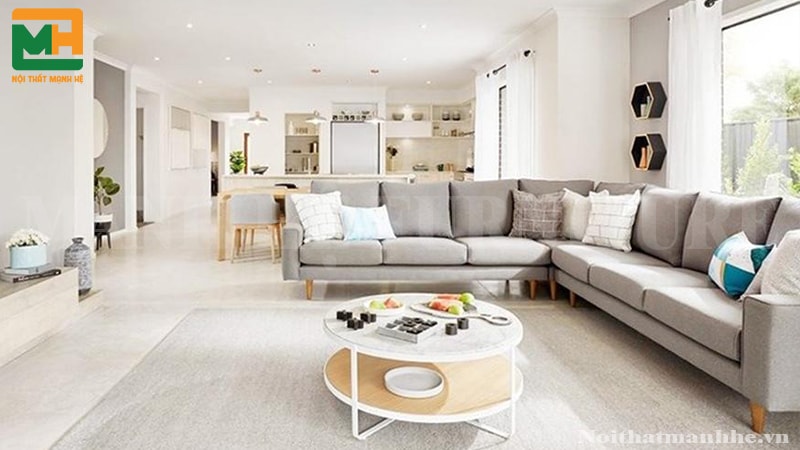 Ghế sofa lớn dành cho các phòng khách rộng lớn