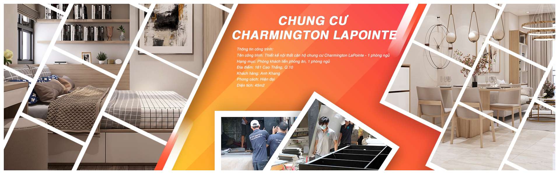 Căn hộ Charmington LaPointe 45m2 - 1PN - Anh Khang