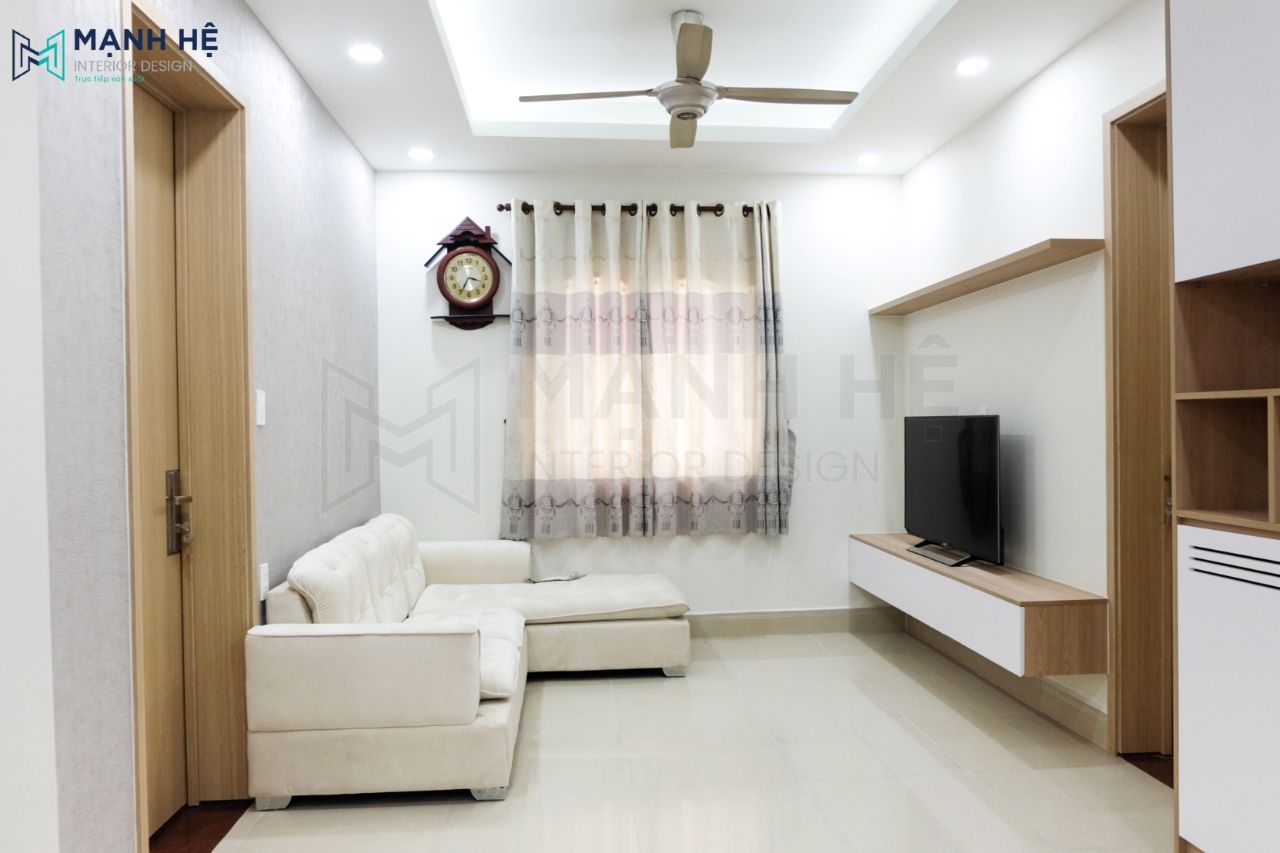 Không gian phòng khách nhỏ gọn